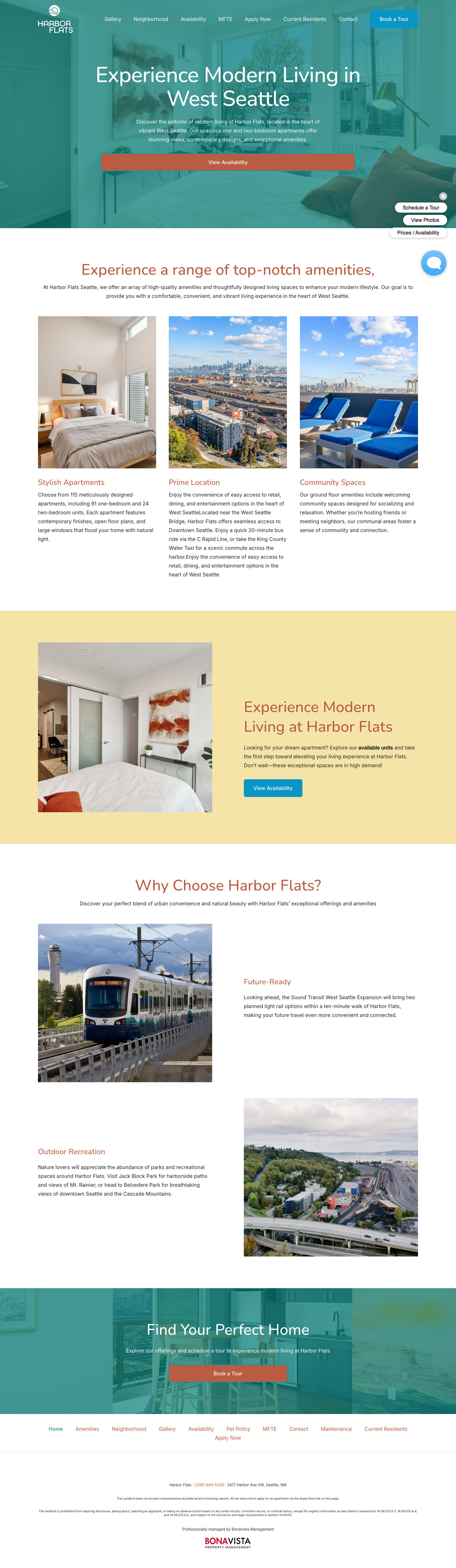 Harbor Flats Seattle full-page screenshot